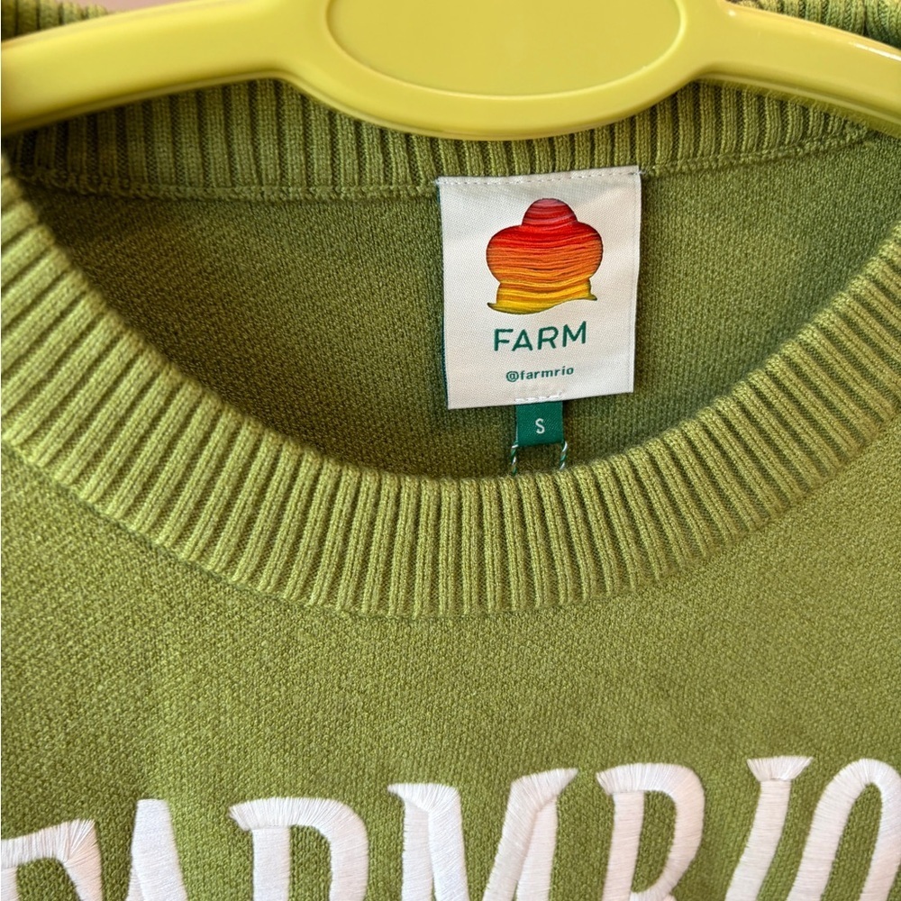 Farm Rio: Green Nature Lovers Embroidered
Sweater - Picture 5 of 11